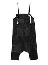 Loose Wide Leg Denim Straps Jumpsuits